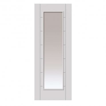 Palomino Whte Clear Glazed Internal Door