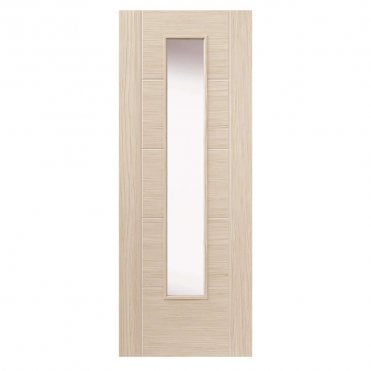 Tigris Ivory Glazed Laminate Internal Door P/F