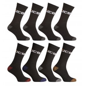 6-11 Black Apparel Bumper Sock 8 Pack