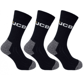 Black 3-Pack Workwear Apparel Socks