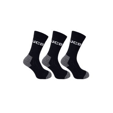 Black 9-Pack Workwear Apparel Socks Size 6-11