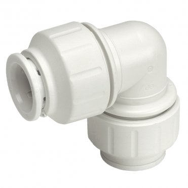 10mm Push Fit Equal 90° Elbow - PEM0310W (10 Pack)