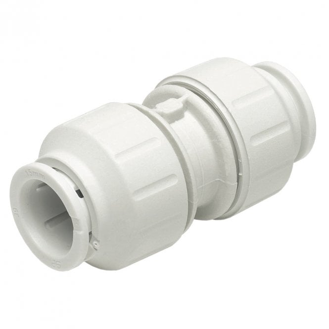 JG Speedfit 10mm Push Fit Equal Straight Connector - PEM0410W (10 Pack)