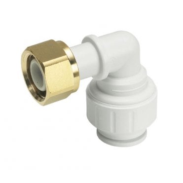 15mmx1/2" Push Fit Bent Tap Connector - PEMBTC1514