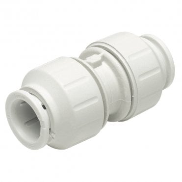 22mm Push Fit Equal Straight Connector - PEM0422W (5 Pack)