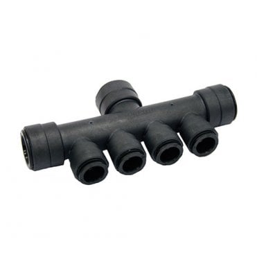 22x10mm Push Fit 4-Port Rail Manifold - SFM522210E