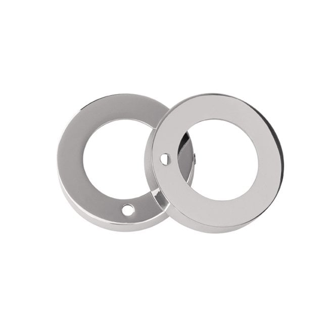 Jigtech Privacy Rose Covers - Chrome/Satin Pair