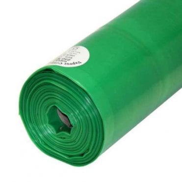 50x2.5M 125MU Green Polythene Sheeting Vapour Barrier