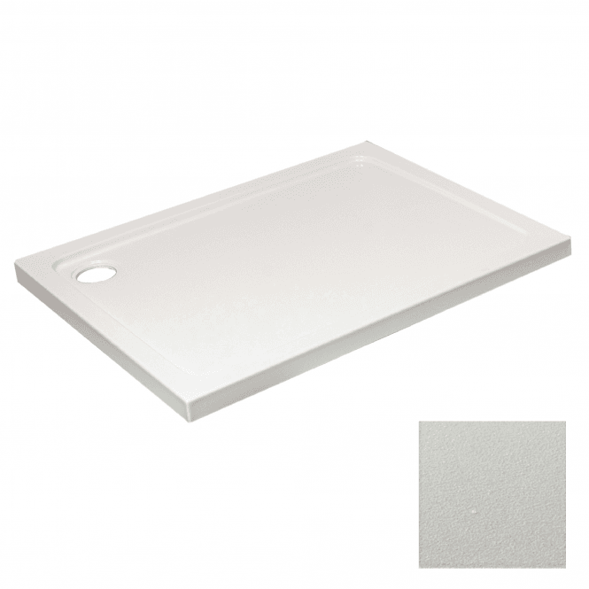 Kartell 1000mm x 700mm Anti Slip Rectangular Low Profile Shower Tray