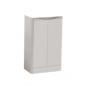 Arc 500mm 2 Door Floor Standing Cloakroom Unit Matt Cashmere