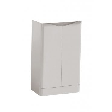 Arc 500mm 2 Door Floor Standing Cloakroom Unit Matt Cashmere
