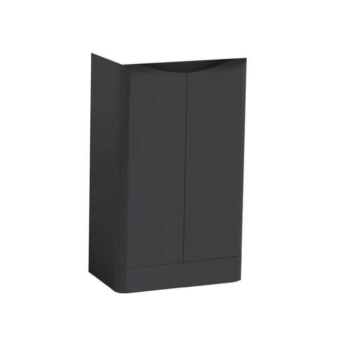 Kartell Arc 500mm 2 Door Floor Standing Cloakroom Unit Matt Graphite