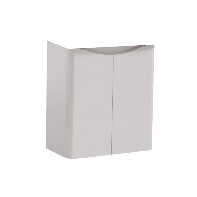 Kartell Arc 500mm 2 Door Wall Mounted Cloakroom Unit Matt Cashmere