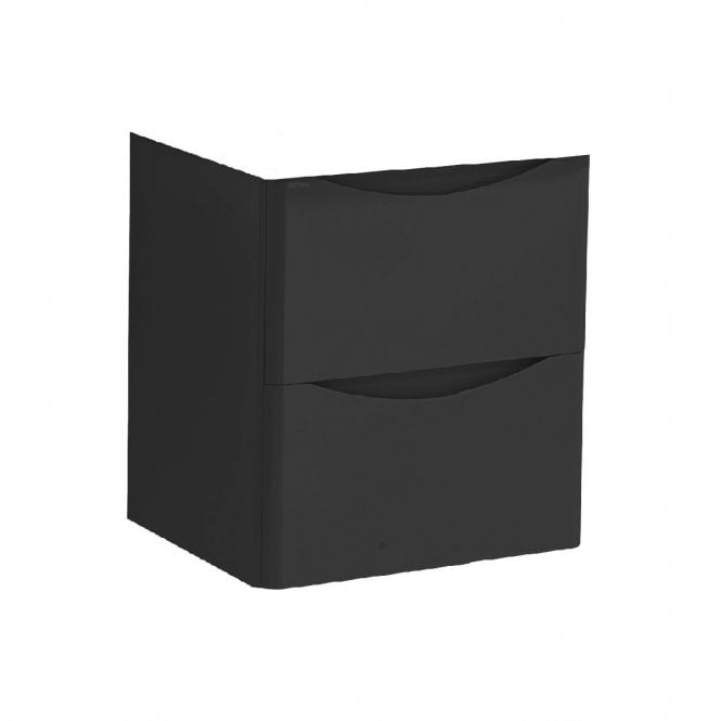 Kartell Arc 500mm 2 Drawer Wall Mounted Unit Matt Graphite