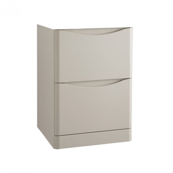 Kartell Arc 600mm 2 Drawer Floor Standing Unit Matt Cashmere