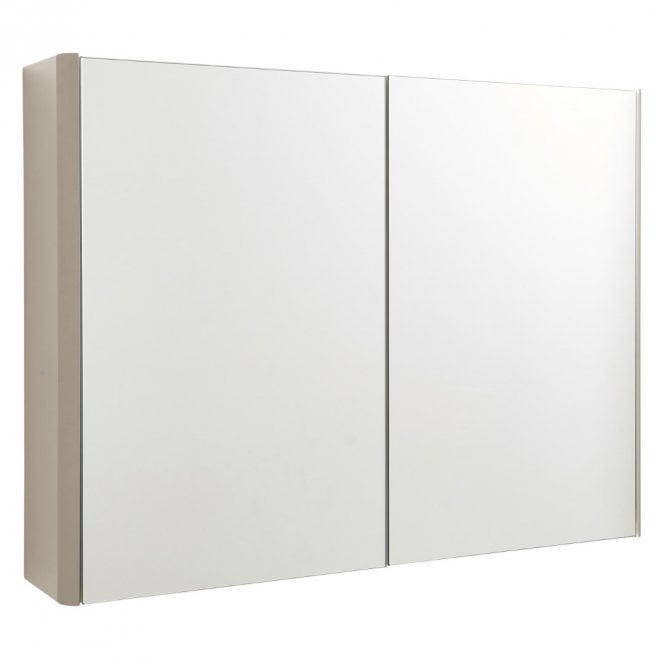 Kartell Arc 800mm Mirror Cabinet Matt Cashmere