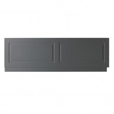 Astley 1800mm Traditional Matt Grey 2-Piece Bath Front Panel