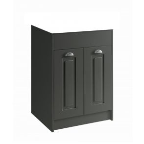 Astley 600mm Matt Grey Traditional 2 Door Floor Standing Unit