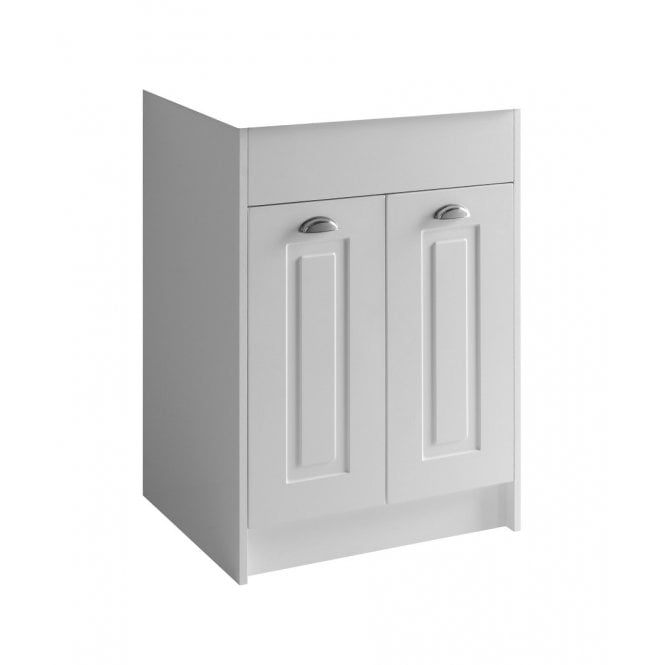 Kartell Astley 600mm Matt White Traditional 2 Door Floor Standing Unit Only