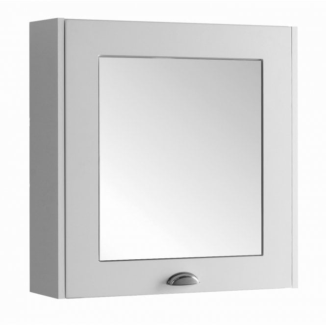 Kartell Astley 600mm Mirror Cabinet Matt White
