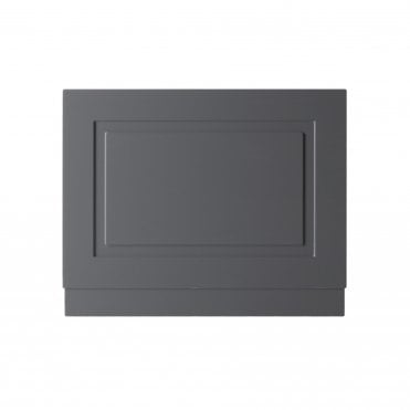 Astley 700mm Traditional Matt Grey 2-Piece Bath End Panel