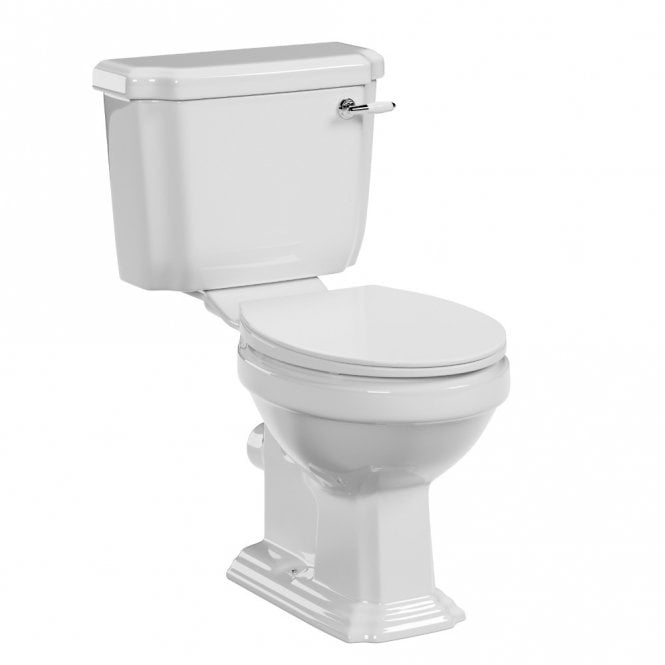 Kartell Astley Traditional Close Couple Toilet & Soft Close Seat