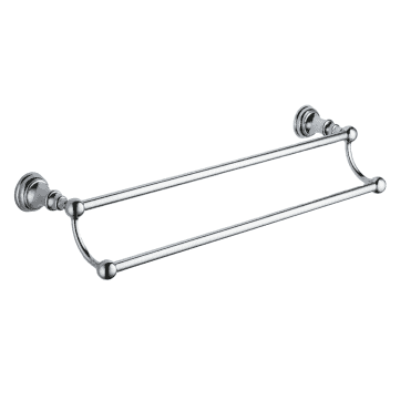 Astley Traditional Double Towel Bar Chrome