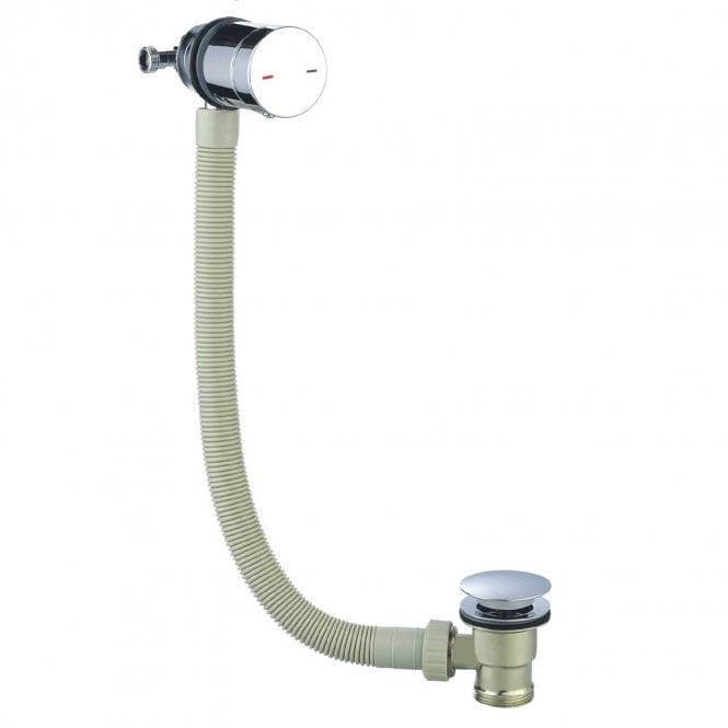 Kartell Bath Overflow Filler & Control with Combined Wasted Waste Chrome