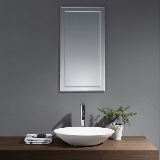 Kartell Bibury 800mm x 420mm Rectangular Bevelled Edge Mirror