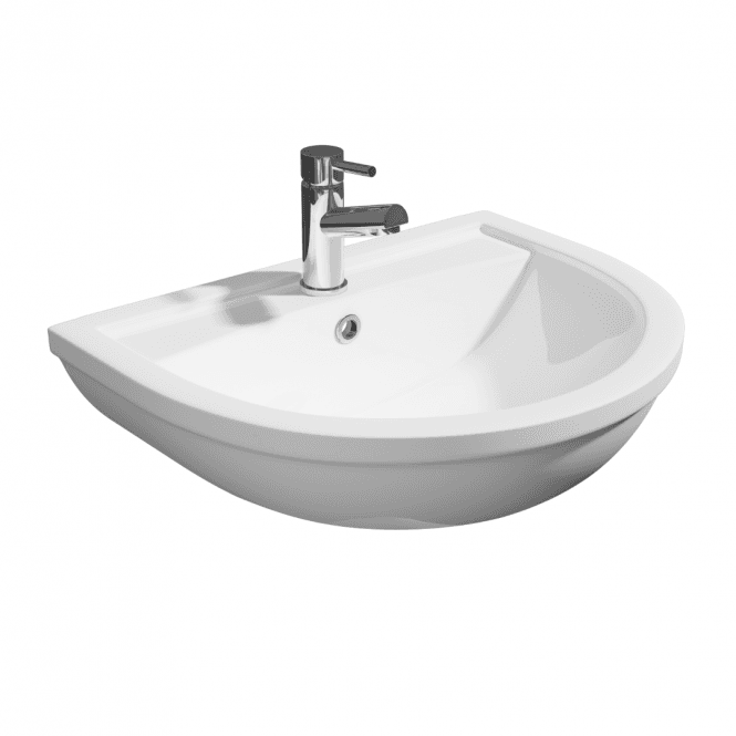 Kartell Bijoux 550mm 1 Tap Hole Pedestal Basin