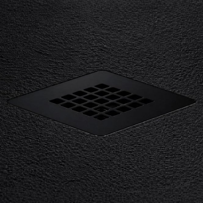Kartell Black 125mm x 125mm Waste Cover for Naturals Shower Trays