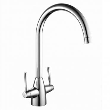 Bond Dual Lever Modern Sink Mixer Polished Chrome - KST007