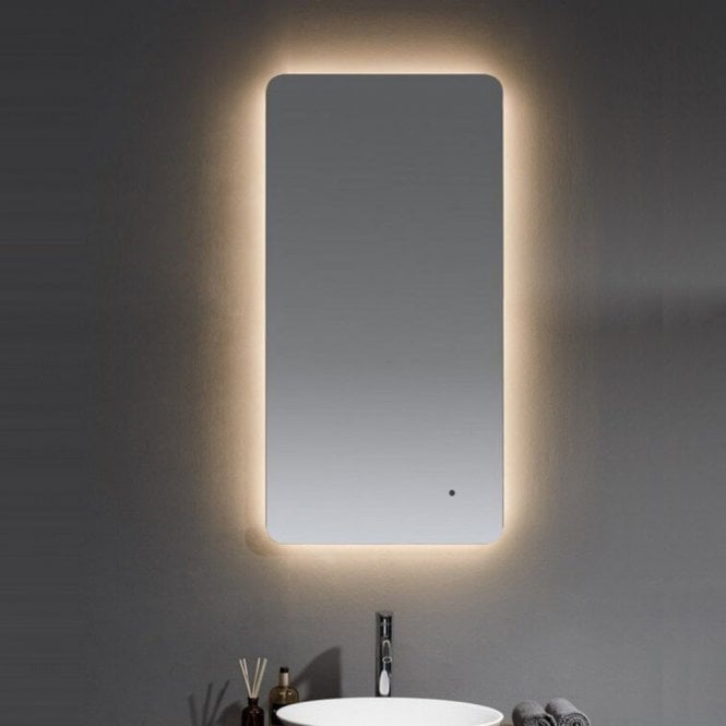 Kartell Calcot 1200mm x 600mm Back Lit Bathroom Mirror with Motion Control
