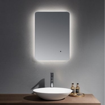 Calcot 800mm x 600mm Back Lit Bathroom Mirror with Motion Control