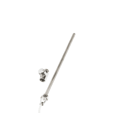 Chrome 150W Dual Fuel Standard Heated Towel Rail Element & Tee