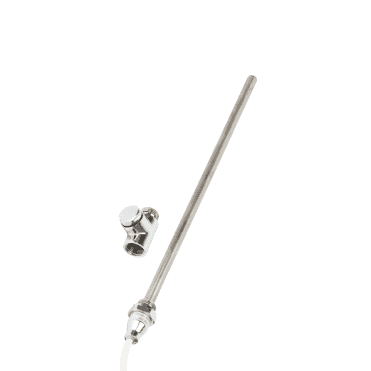 Chrome 300W Dual Fuel Standard Heated Towel Rail Element & Tee