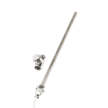 Chrome 600W Dual Fuel Standard Heated Towel Rail Element & Tee