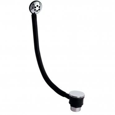Chrome Clicker Combination Bath Waste with Plan Overflow