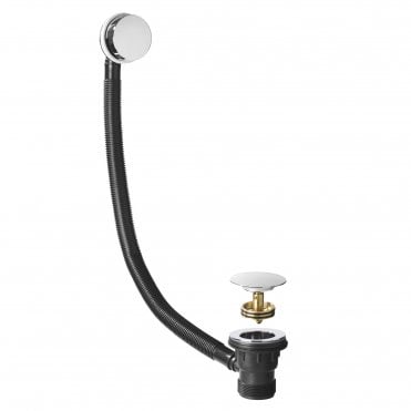 Chrome Easyclean Clicker Combination Bath Waste