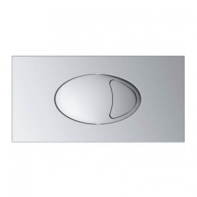 Kartell Chrome Flush Plate to suit Dual Flush Cistern ACC001N