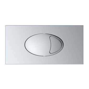 Chrome Flush Plate to suit Dual Flush Cistern ACC001N