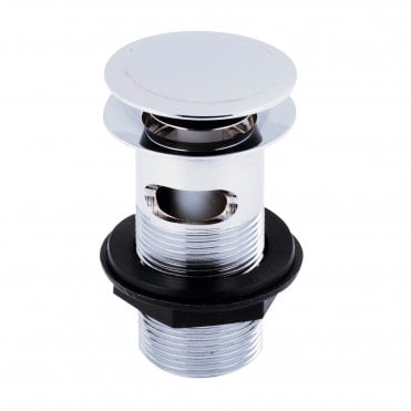 Chrome Slotted Basin Clicker Waste