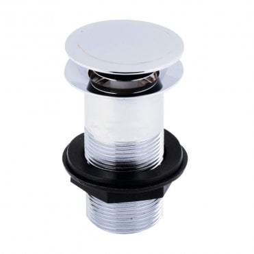 Chrome Unslotted Basin Clicker Waste