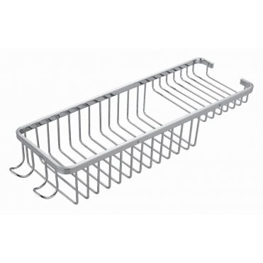 Chrome Wire Soap Basket with Hook
