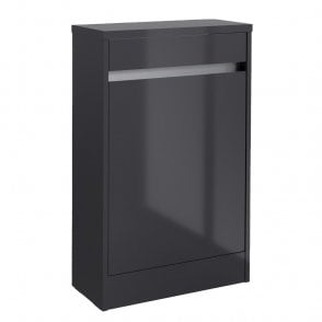 City Matrix Back To Wall WC Unit Storm Grey Gloss