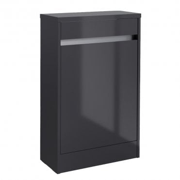 City Matrix Back To Wall WC Unit Storm Grey Gloss