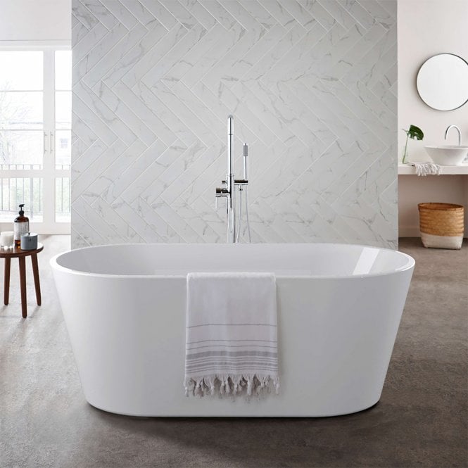 Kartell Coast 1500x750mm Freestanding Modern Oval Bath