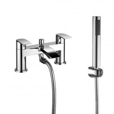 Curve Bath Shower Mixer Tap Polished Chrome