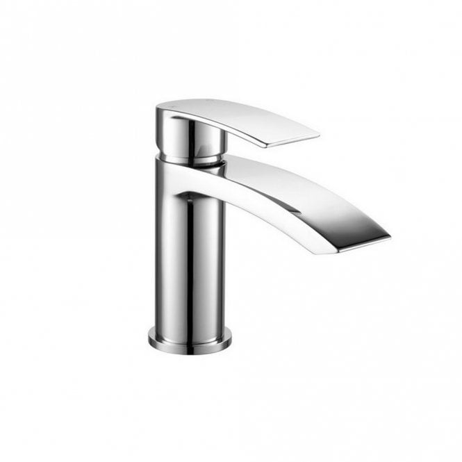Kartell Curve Mini Mono Basin Mixer Tap & Click Waste Polished Chrome