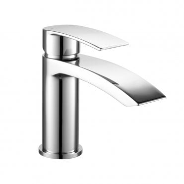 Curve Mono Basin Mixer Tap & Click Waste Polished Chrome